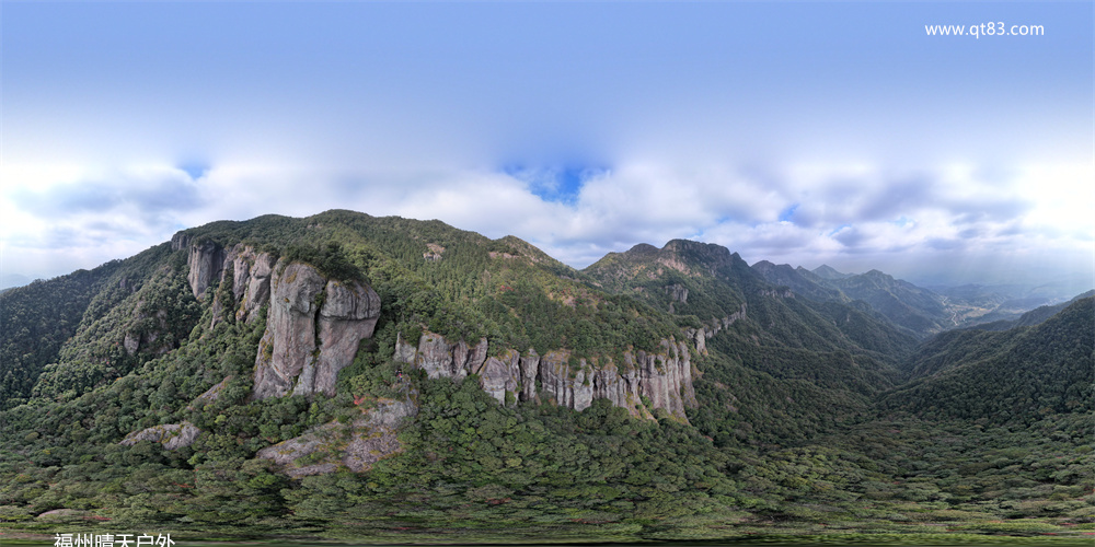 永泰违平山峡谷山脊圈越